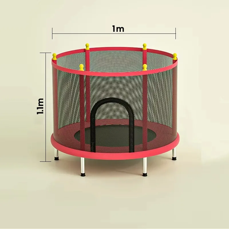 

Trampoline For Children Adults Home With Safety Edge Fitness Weight Loss Outdoor Exercise
