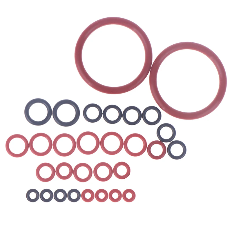 New Sale 30Pcs O-Ring Seal Kit Silicone Gasket For Saeco Coffee Machine Brewing Group Spout Connector Sealing Rings Accessories