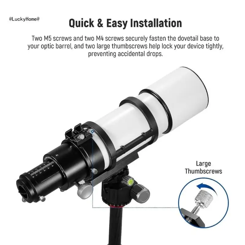 Dovetail Base Convenient Mounting Solution fit for Finder Scope & Reflexs Sight