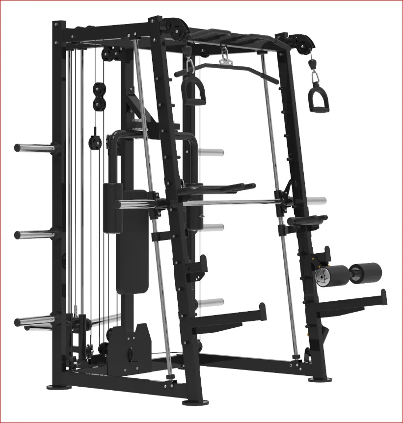 Commercial/home use multi functional gym equipment Integrated Smith