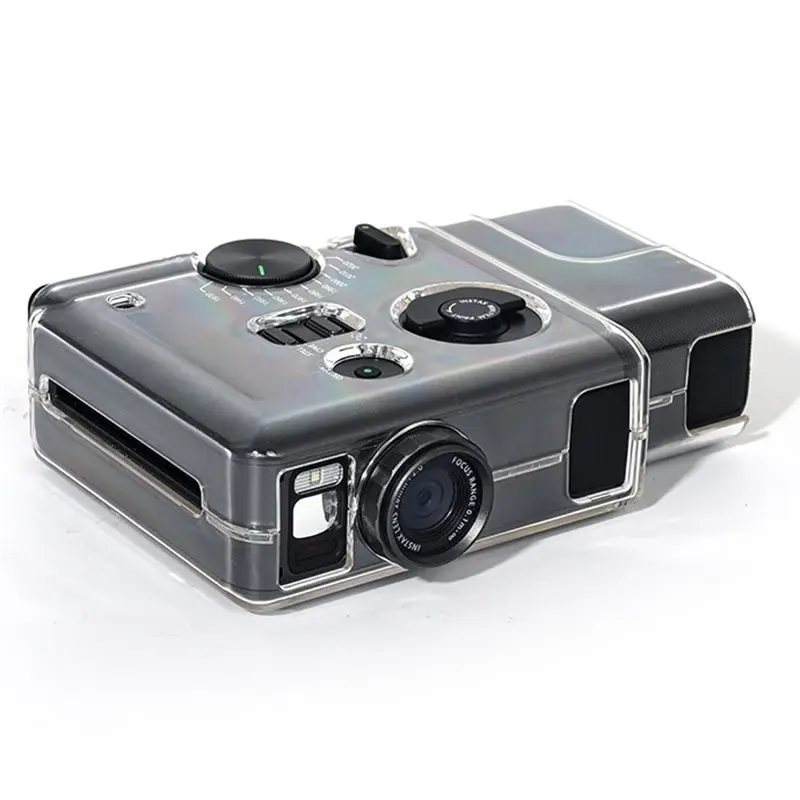 N35R-For Instax Mini Evo Transparent Protective Case Dustproof And Shock-Resistant For Cinema Camera Accessory