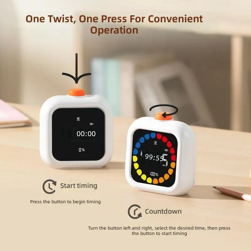 for LE110 Visual Timer Time Manager for Student Postgraduate Entrance Exam Timing Alarm Clock Self-discipline