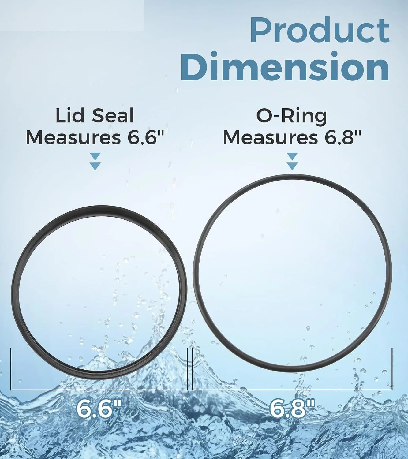 Pool Pump Lid O-ring with Sealing Ring Set Replace R0449100 fit for Zodiac Jandy PlusHP/PHPF/PHPM WaterFeature/WFTR MaxHP/MHPM