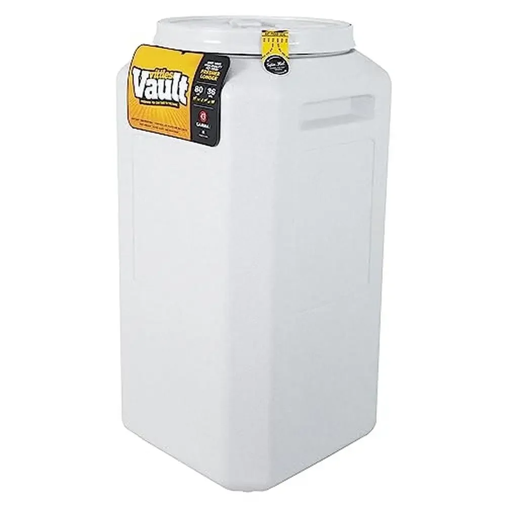 Contenitore ermetico per la conservazione degli alimenti per animali domestici, realizzato negli Stati Uniti, con chiusura a prova di parassiti, da 80 libbre