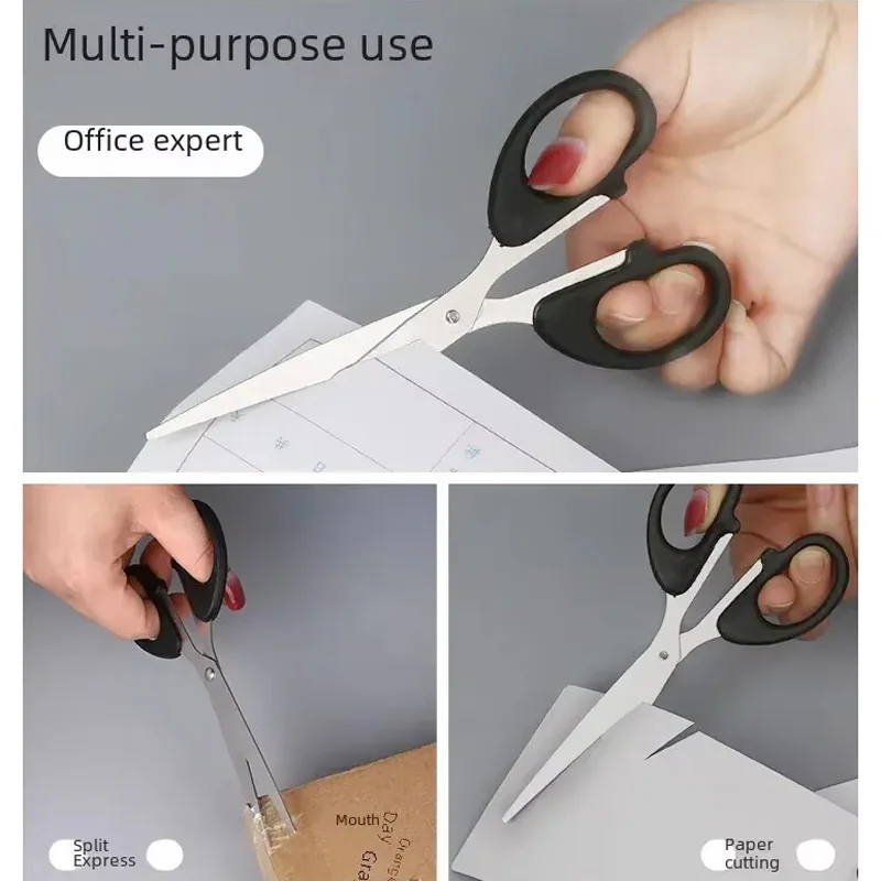 2/3 قطعة مقص مكتب جديد طالب DIY بها بنفسك الحرفية ورقة قطع سكين المنزل الفن الفولاذ المقاوم للصدأ مقص الأطفال مكتب التموين #6