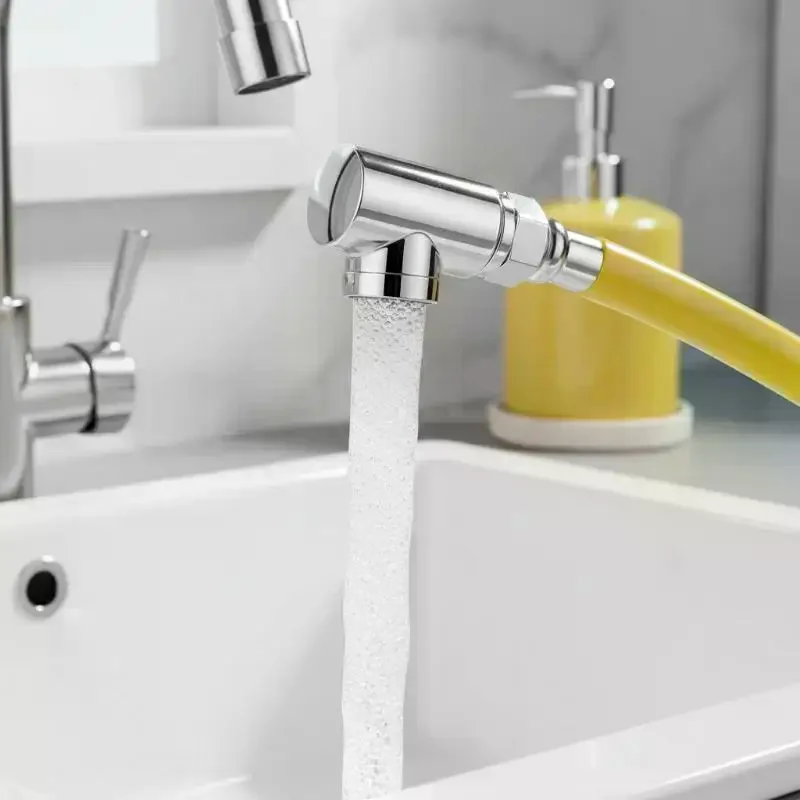 Stainless Steel Adjustable Water Tap Extension 1Pcs 1 Mode Pipe Tube Extender for Kitchen Bathroom Sink