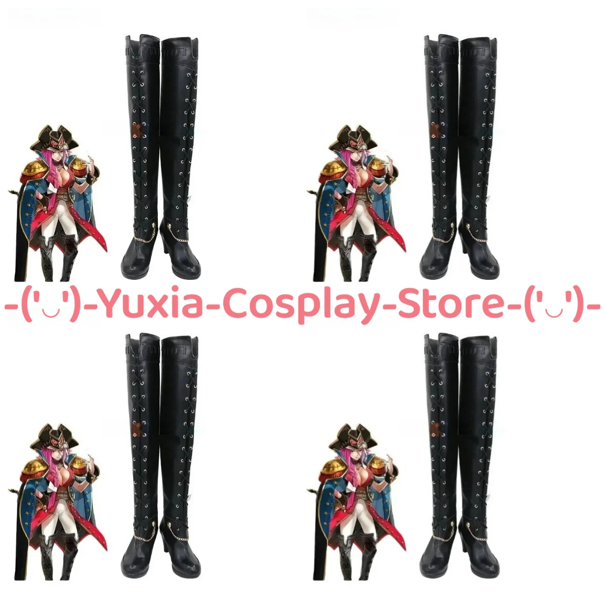 

Юксиакосплей! Fate Grand Order Фрэнсис Дрейк Обувь для косплея Игровой персонаж Опора Сапоги из искусственной кожи Хэллоуин Карнавальный костюм для вечеринки