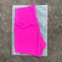 Short de sport taille haute pour femmes, short de Yoga, coupe cintrée, levage des fesses, course à pied, short de motard à haute élasticité 4