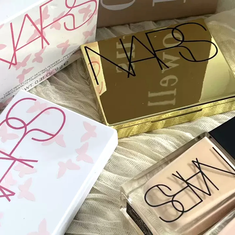 Hot Selling Nars Durable Anti Oxidant 4 Color Liquid Foundation and Waterproof Long-wearing Oil Control Limited Powder Cosmetics
