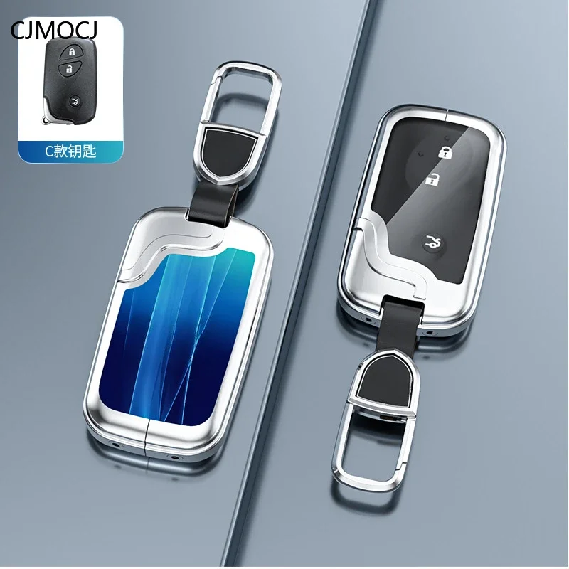 

Zinc Alloy Car Key Case Cover Holder Key Shell Buckle for Lexus ES260/UX250/NX/GX/RX270/IS/TX/LX600/CT