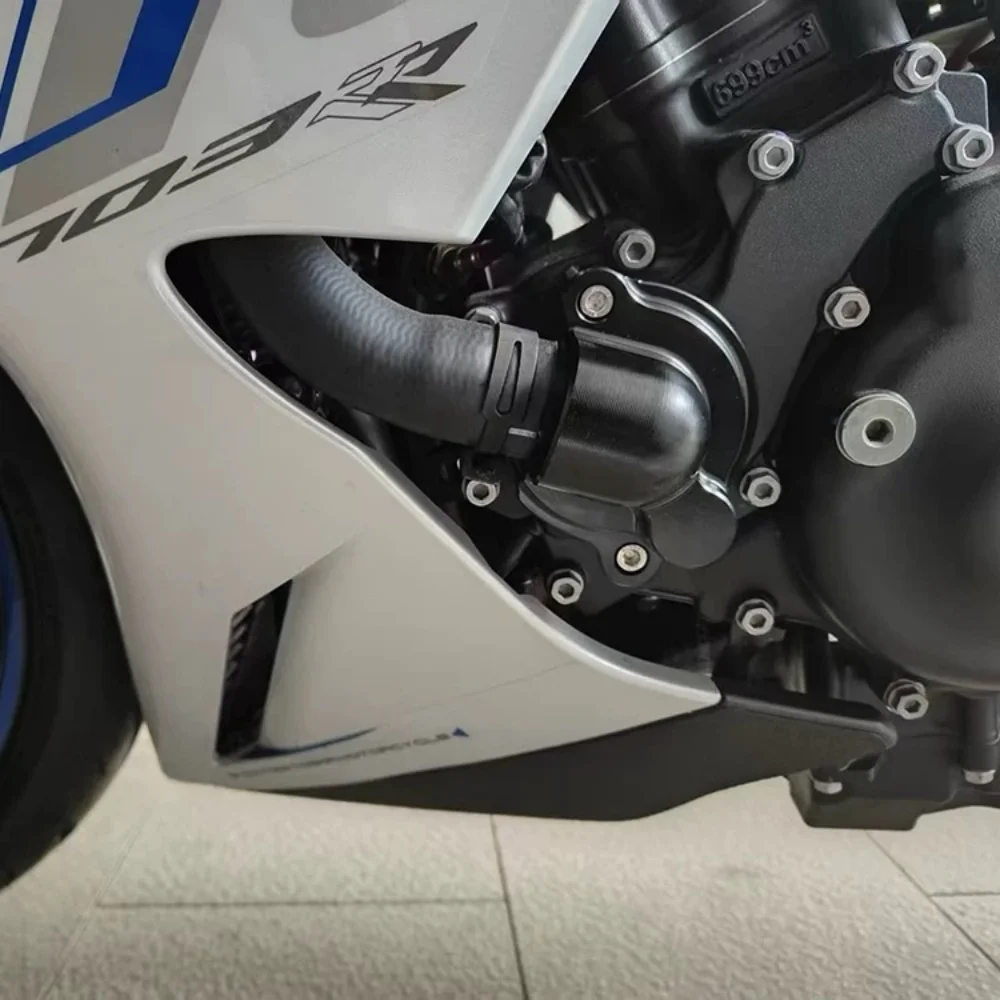 모터사이클 개조용 워터 펌프 커버 두꺼운 장식 커버 알루미늄 합금 액세서리 ZONTES 703F 703F/R/T용