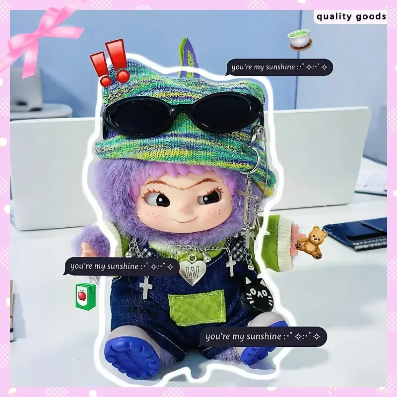 

Только одежда 20 см wakuku Learn Monster, детская одежда, одежда для выхода на улицу, хлопковая кукла, плюшевая слепая коробка, замена костюма куклы