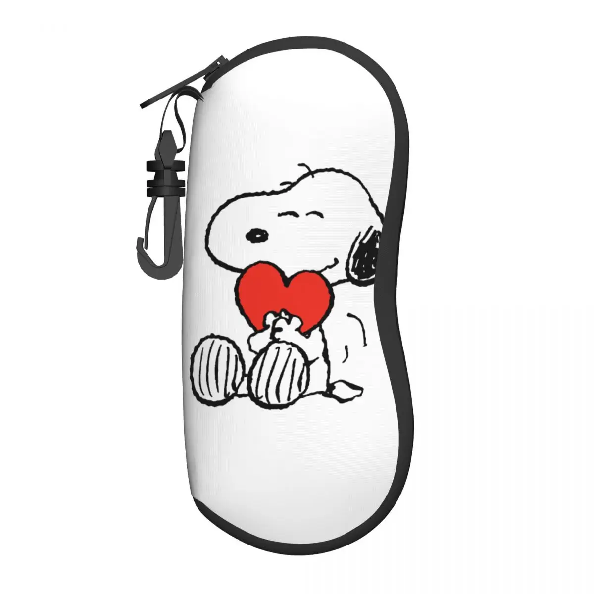 Peanuts Valentine's Day Snoopy Heart Glasses Case Lightweight Accessories Sunglasses Storage Box Vintage Eye Contacts Case