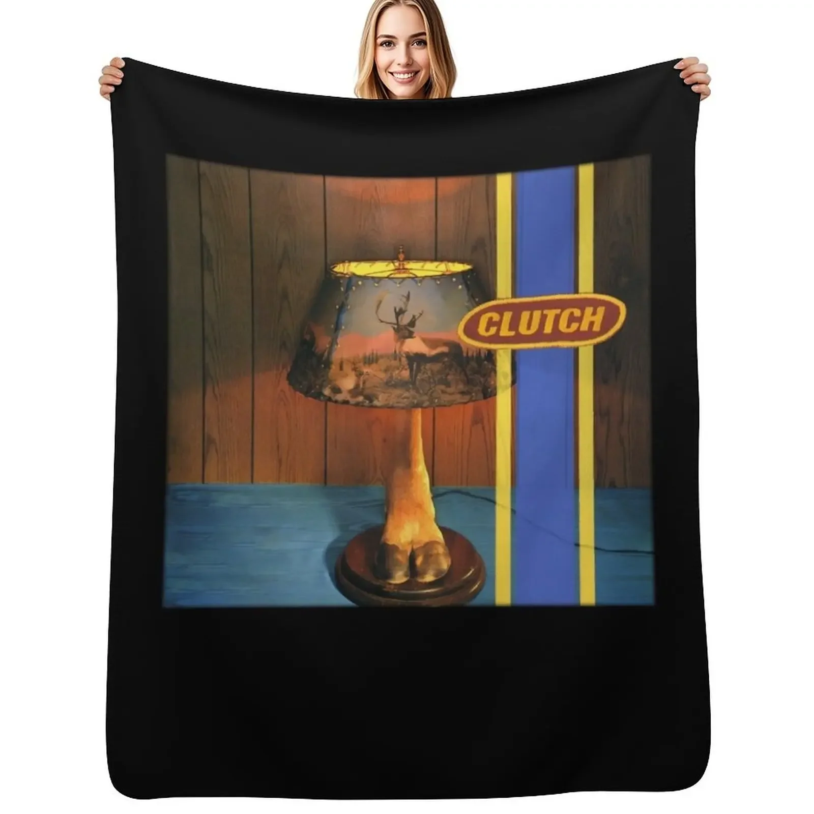 

Lamp Pcture Throw Blanket Custom Bed Camping Single Blanket