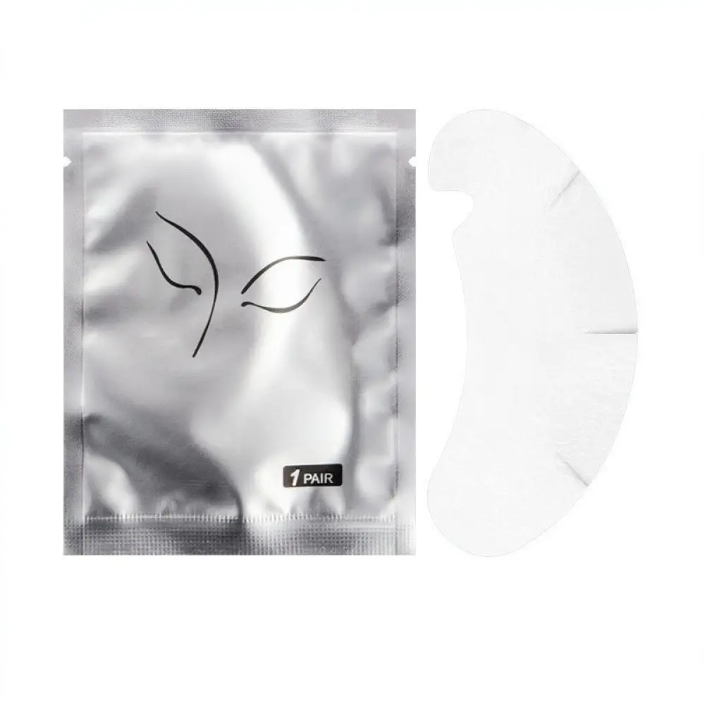 U Shape Eyelash Extension Pads Isolation Patches Non Woven Hydrogel Eye Stickers For False Lash Application Accessories