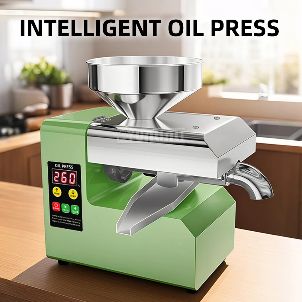 Household Intelligent Oil Press Machine Small Oil Prensado Aceite Wyciskarka Oleju Extracteur D'huile D'arachide