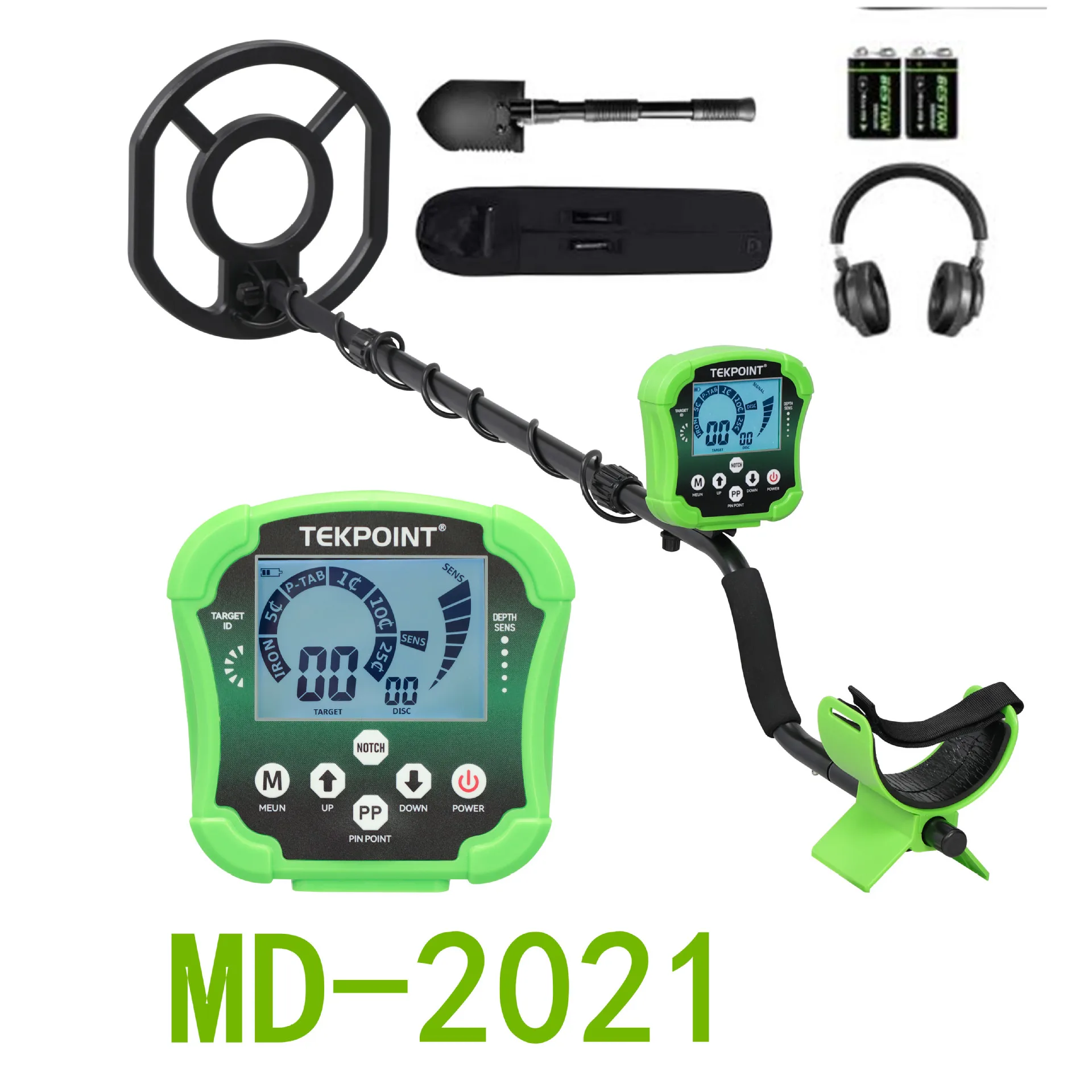 MD2021 Outdoor Underground Metal Detector Detects Gold, Silver, and Copper