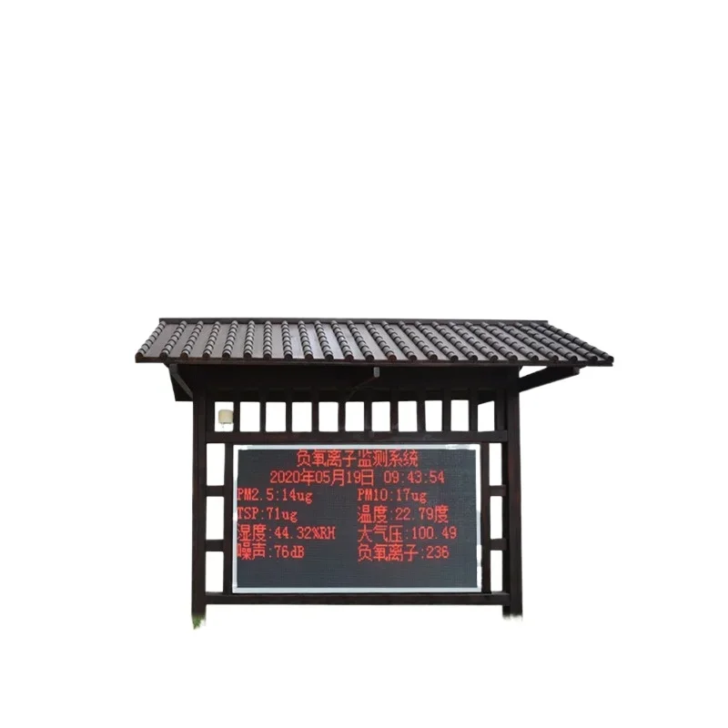 Park scenic ecological environment temperature and humidity air content noise detection meteorological instrument