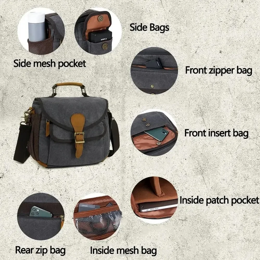 Single-shoulder camera inner bag, single-lens reflex lens storage multi-purpose lightweight travel waterproof bag