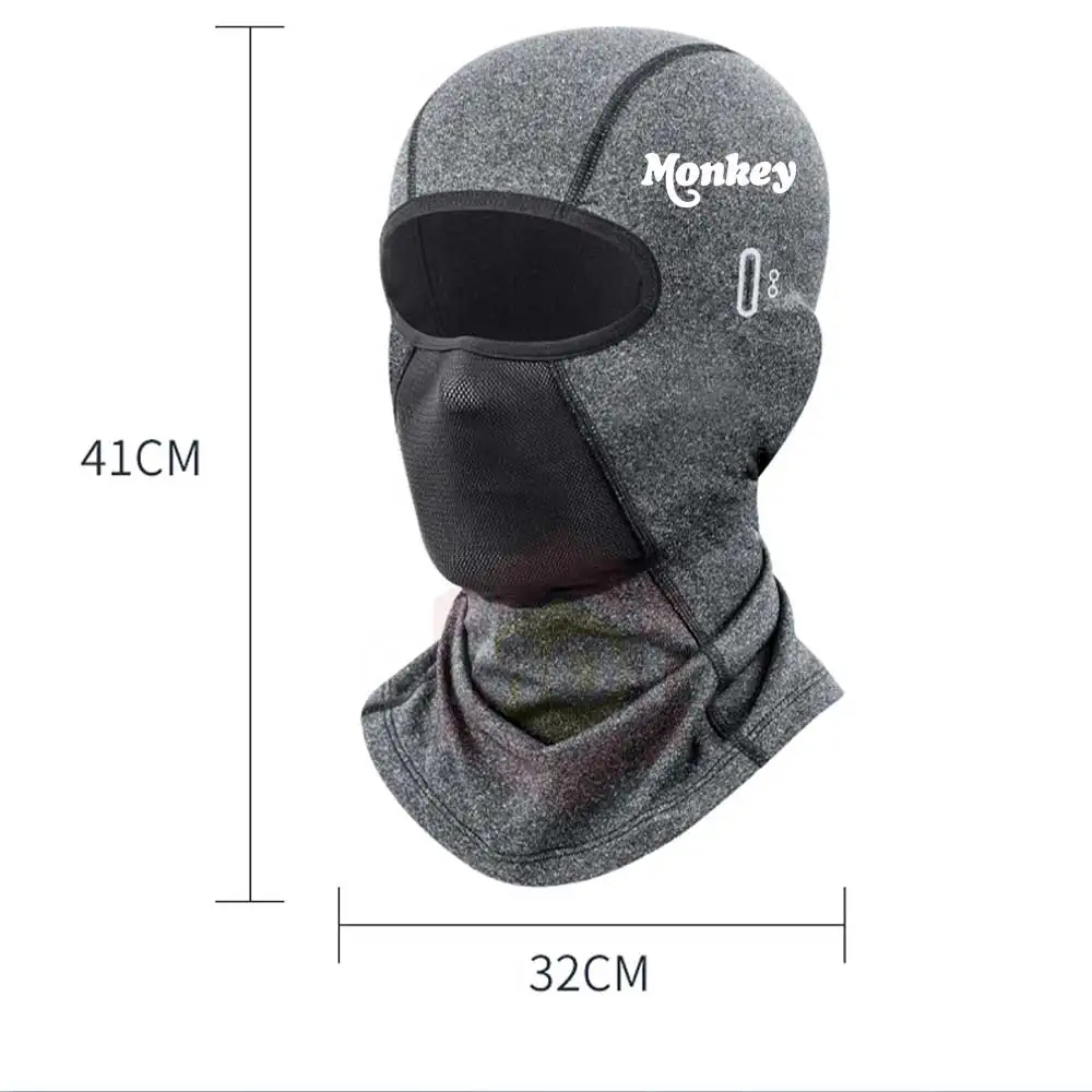 Cap for Men Bicycle Motorcycle Balaclava Windproof Sports Scarf Velvet Bike Face Cover Women Hiking Ski Hat For HONDA monkey