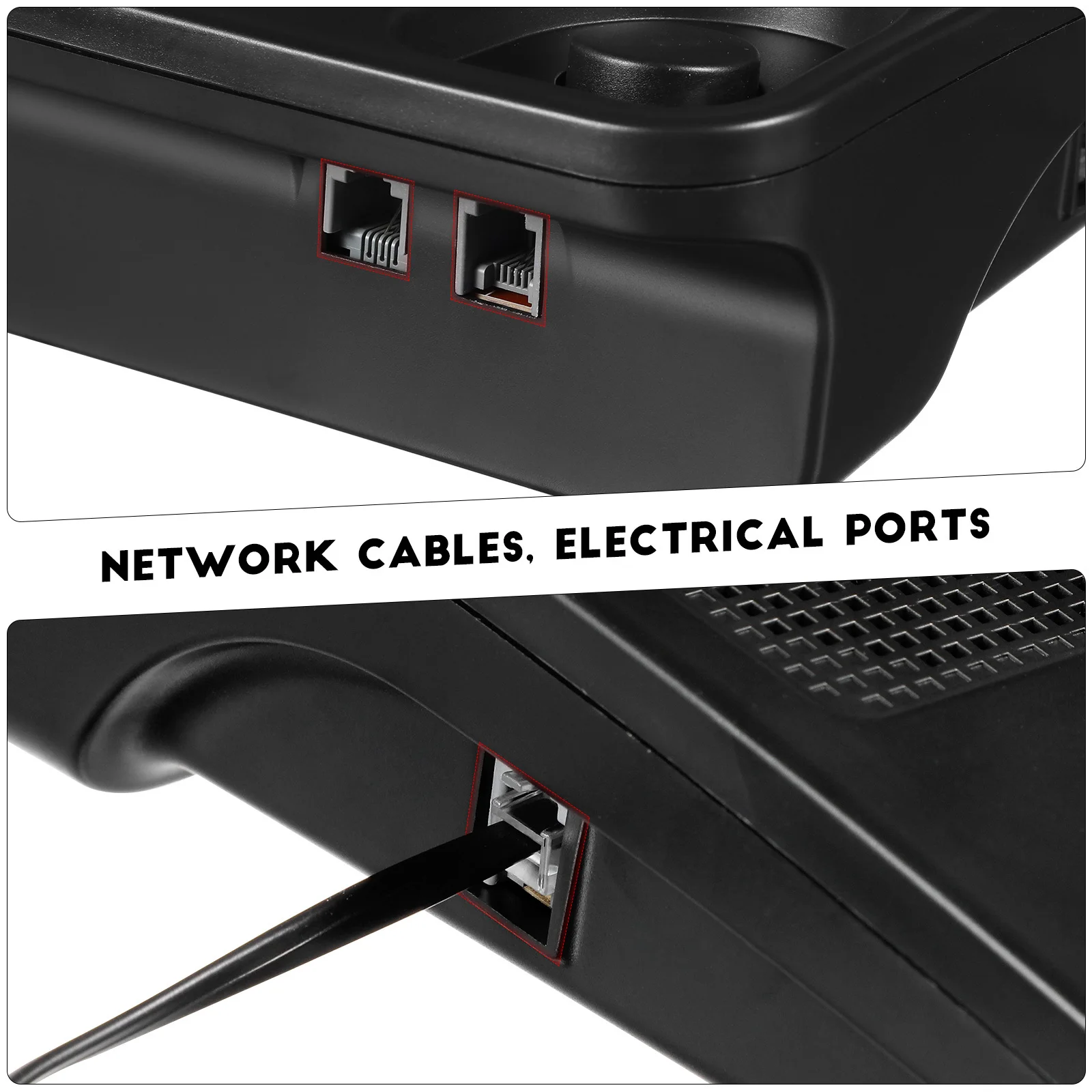 Classic Corded Phone Caller Id Large Display Household Telephone Wired Home Office Desktop Wall Stable Signal