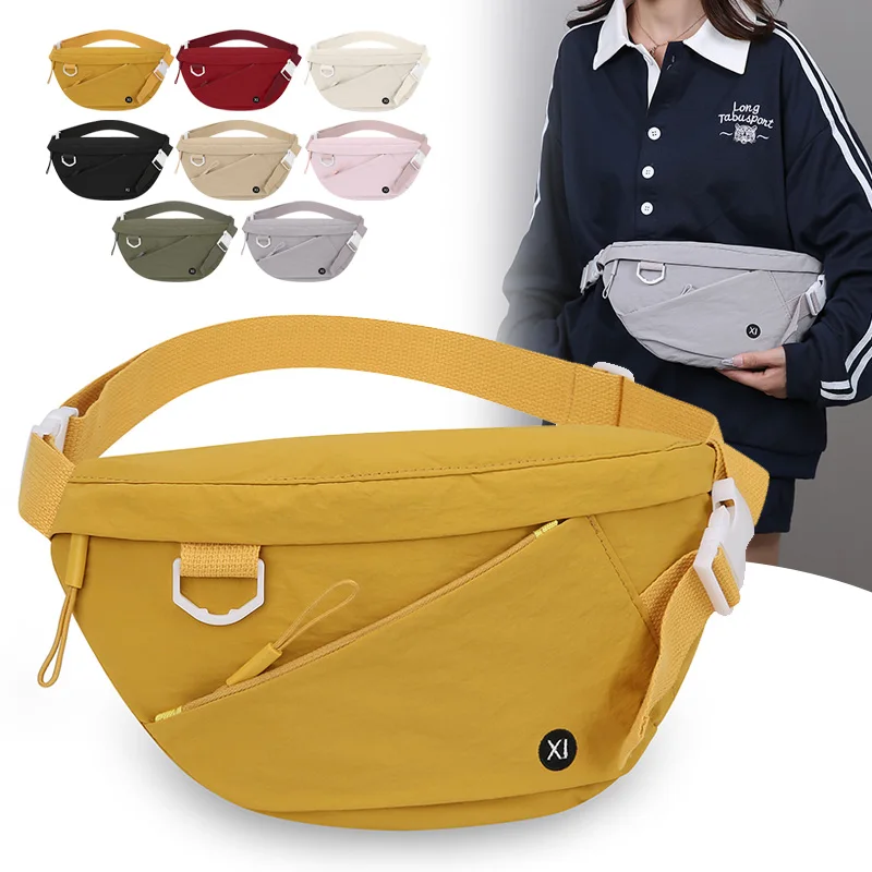 Women's Large Capacity Waterproof Waist Bag Durable Wear-Resistant Outdoor Sports Pack for Phone/Wallet