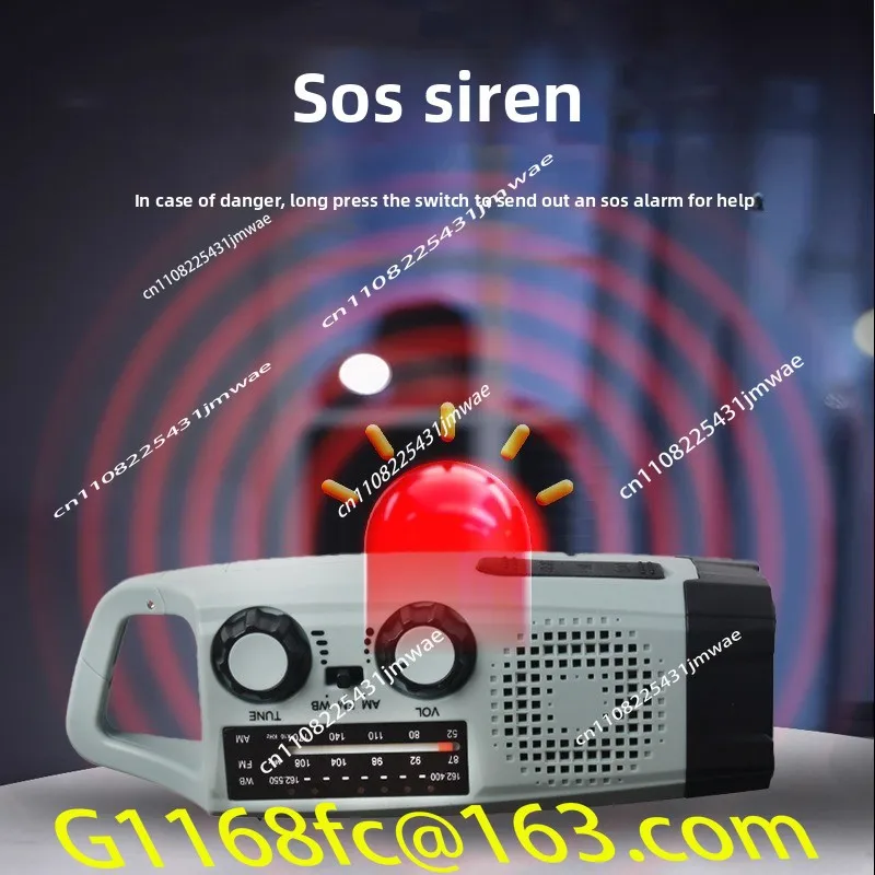 Hot-selling Self-generating Hand Radio Flashlight