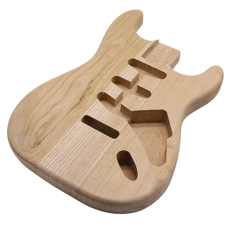 DIY Log Colour Electric Guitar Body SSS Pickup Specs, Hydrocone Material for ST Style Electric Guitars