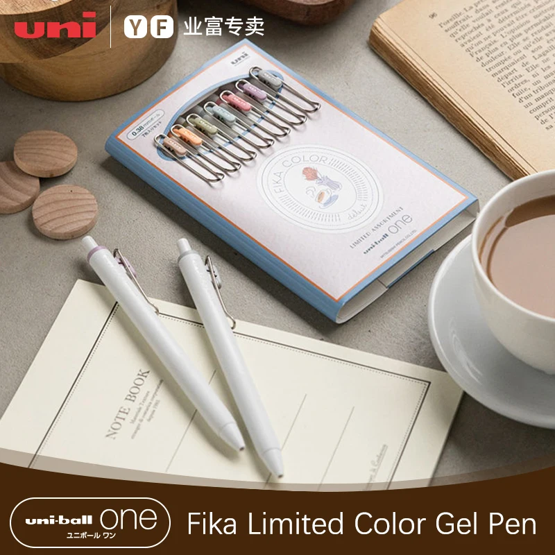 

7pcs Uni Fika Color Gel Pen Uni-ball One UMN-S-38/05 Afternoon Tea Series Limited Colored Ink Kawaii School Supplies