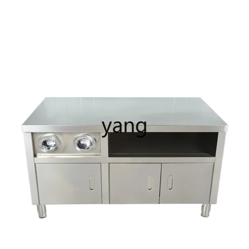 L'm'm Commercial Stainless Steel Hamburger Shop Dedicated with Cup Dispenser Console