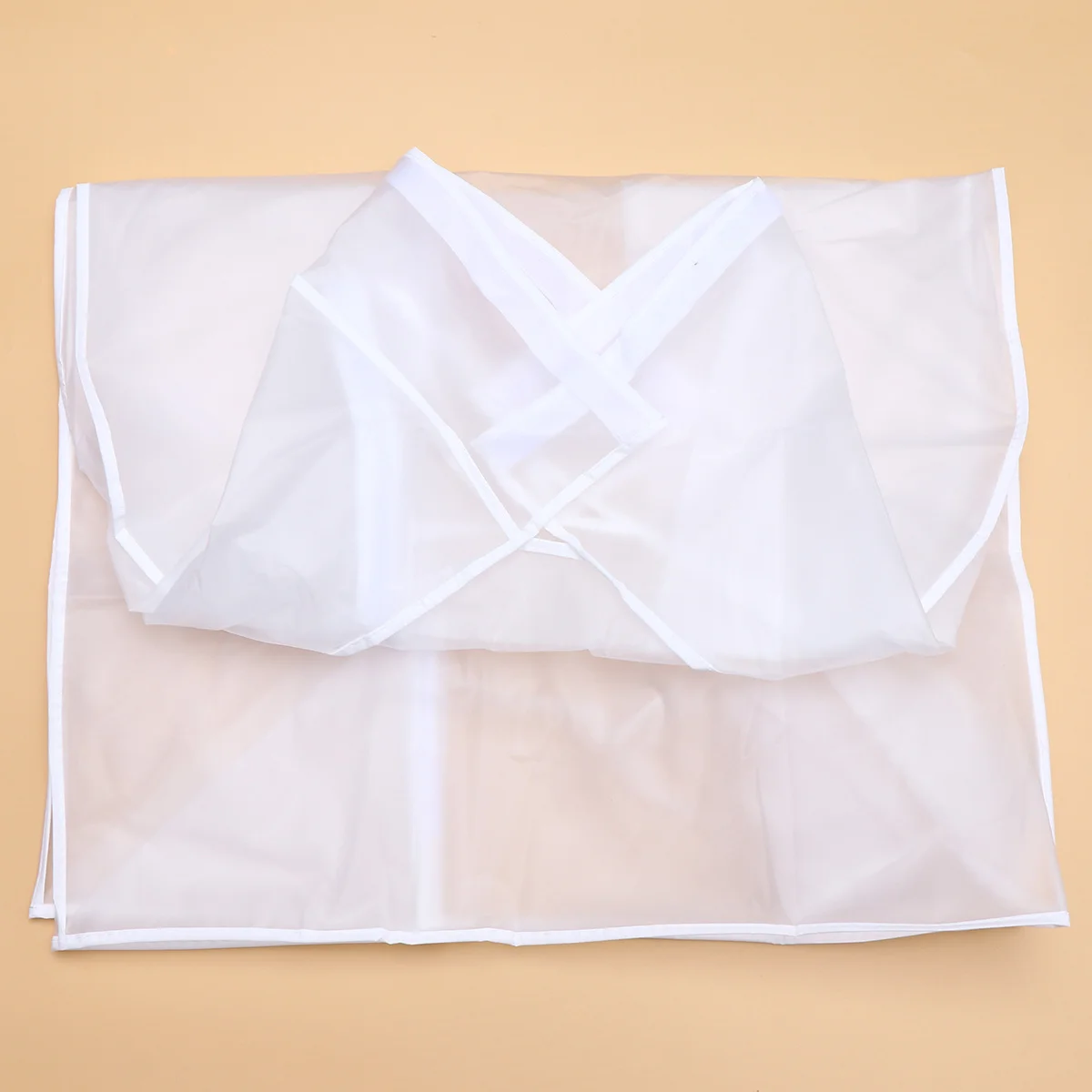 

1pc Dust Proof Bag 3D Vertical Thickened Translucent Storage For Winter Clothes Large Size L Dress Bag Suit Clothing Cover