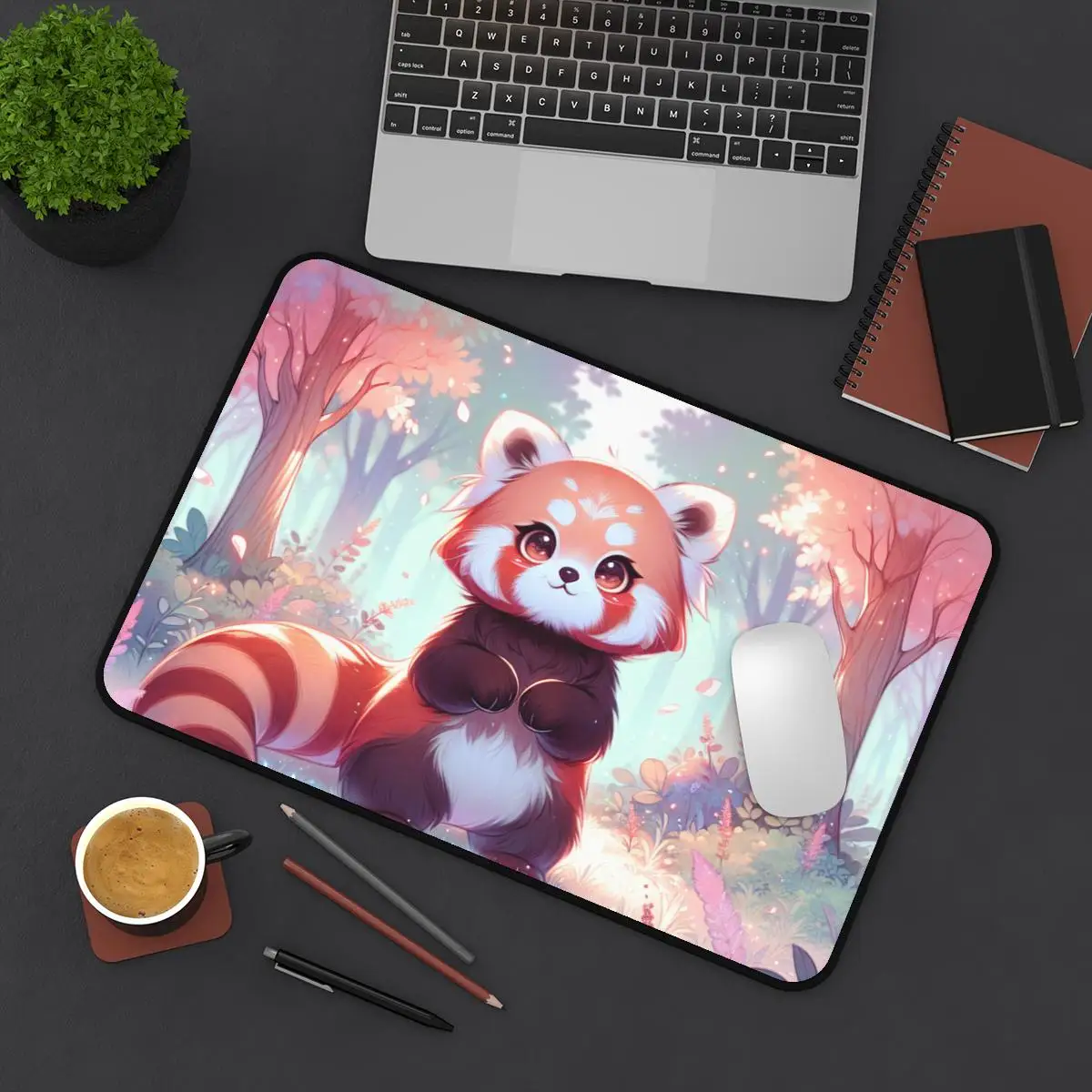 Cute Pink Animal Mouse Pads, Non-slip and Waterproof Gaming Mouse Pad, Office Desk Decoration Mat, Perfect Gift for Friends