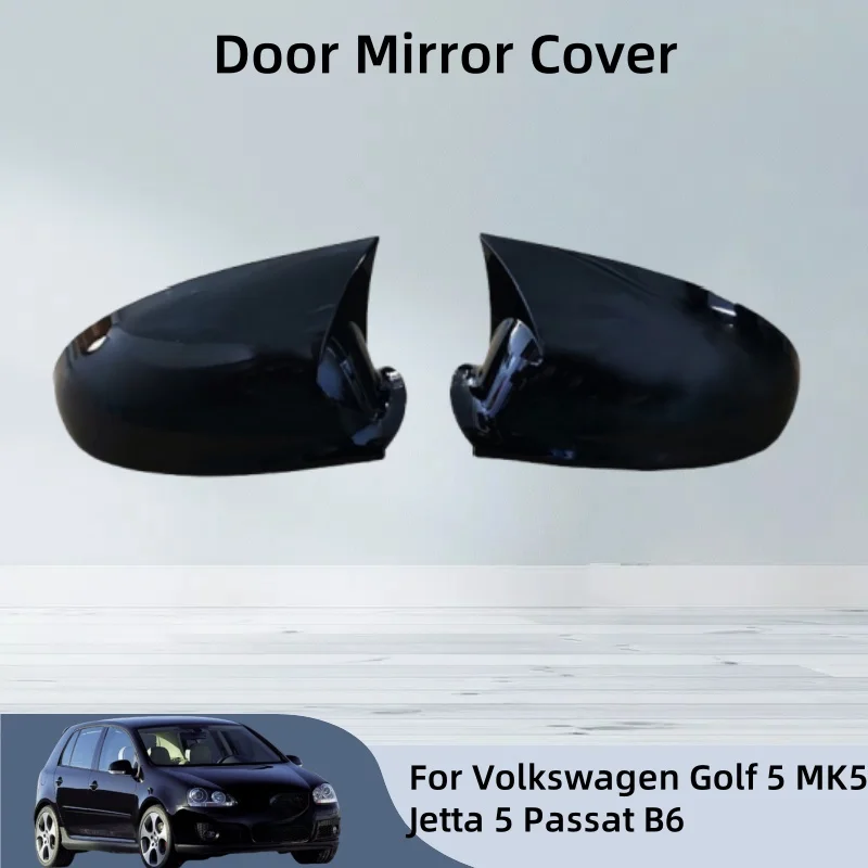 

Door Mirror Cover For Volkswagen Golf 5 MK5 Jetta 5 Passat B6 Car Accessories Components DecorateRearview Replace Housing