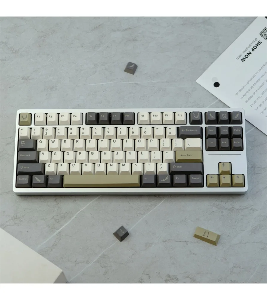 

Keycaps Original highly sublimated mechanical keyboard for custom olive keycaps PBT