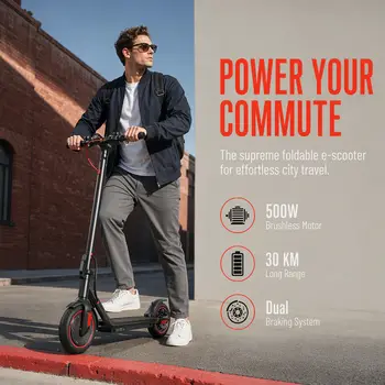 SCOOTER ELÉCTRICO ISCOOTER I9M - 500W