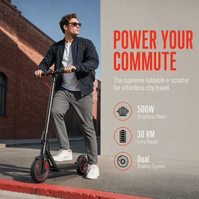 SCOOTER ELÉCTRICO ISCOOTER I9M - 500W