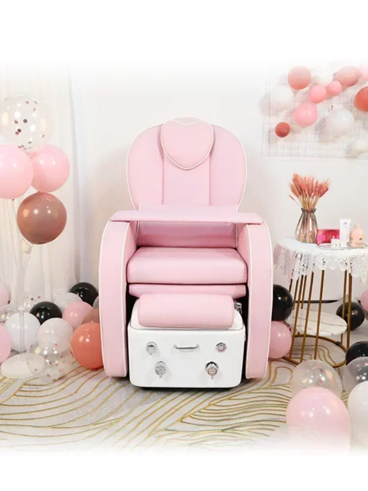 

V High-End Nail Salon Fashion Nail Beauty Eyelash Beauty Massage Chair Single Reclining Pedicure Foot Massage Sofa