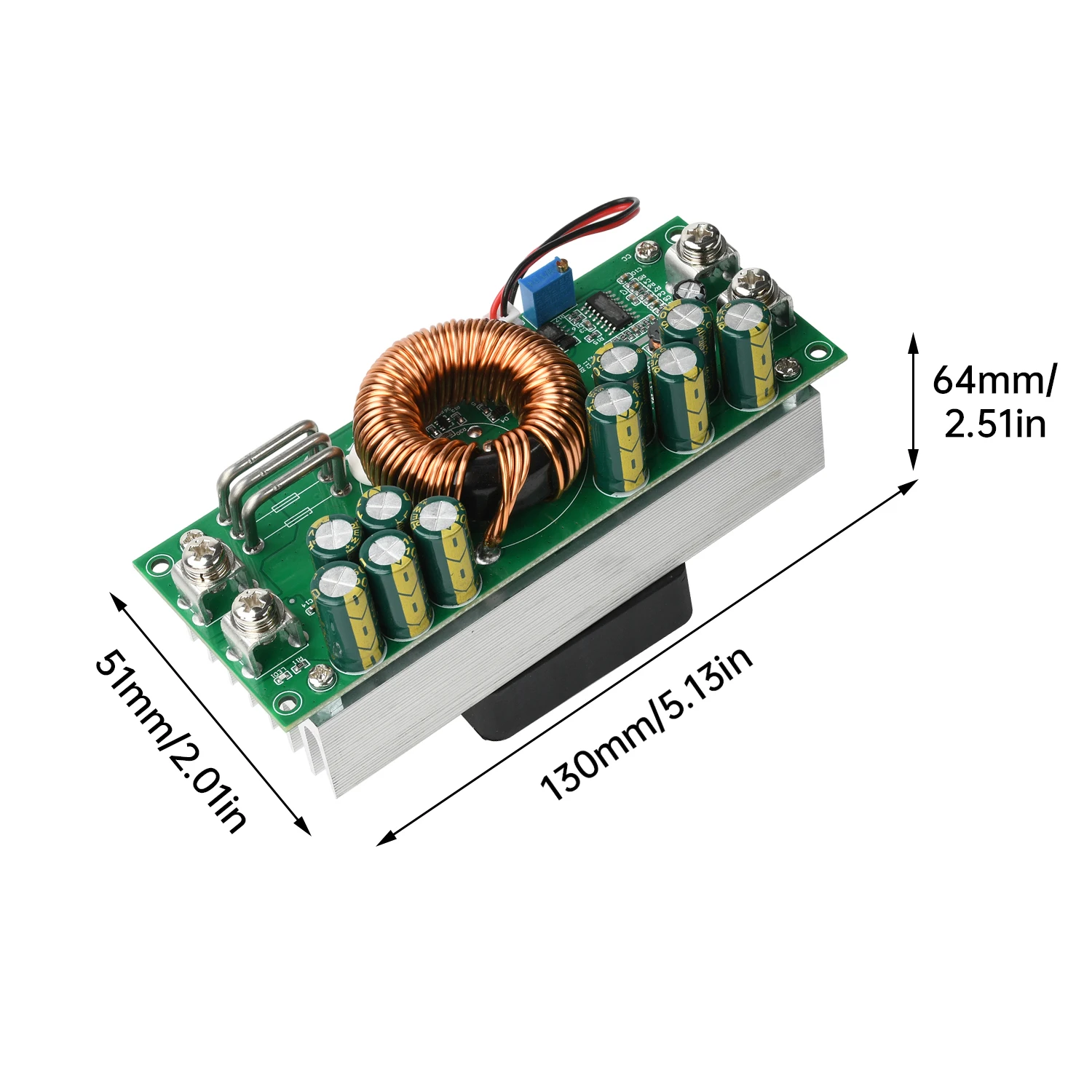 High-Power Buck Module 1500W 1200W Synchrone Rectificatie Verstelbare Constante Spanning Power Module voor Elektronica