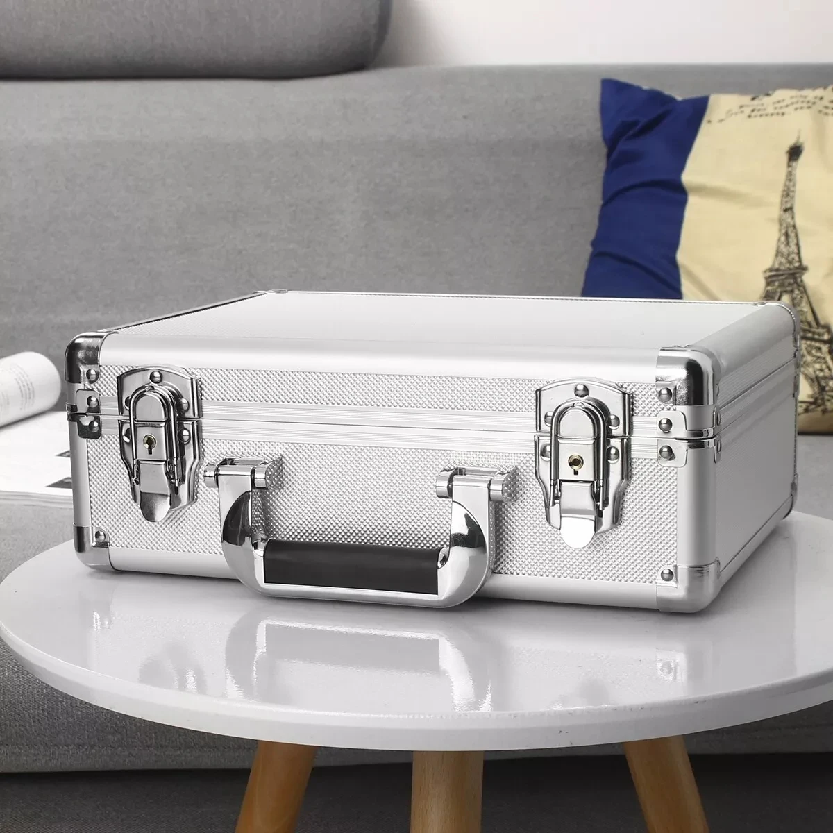 Aluminum Tool Box Equipment Toolbox Waterproof Hard Carrying Case Safety Instrument Tool Case Storage Box Suitcase Organizer