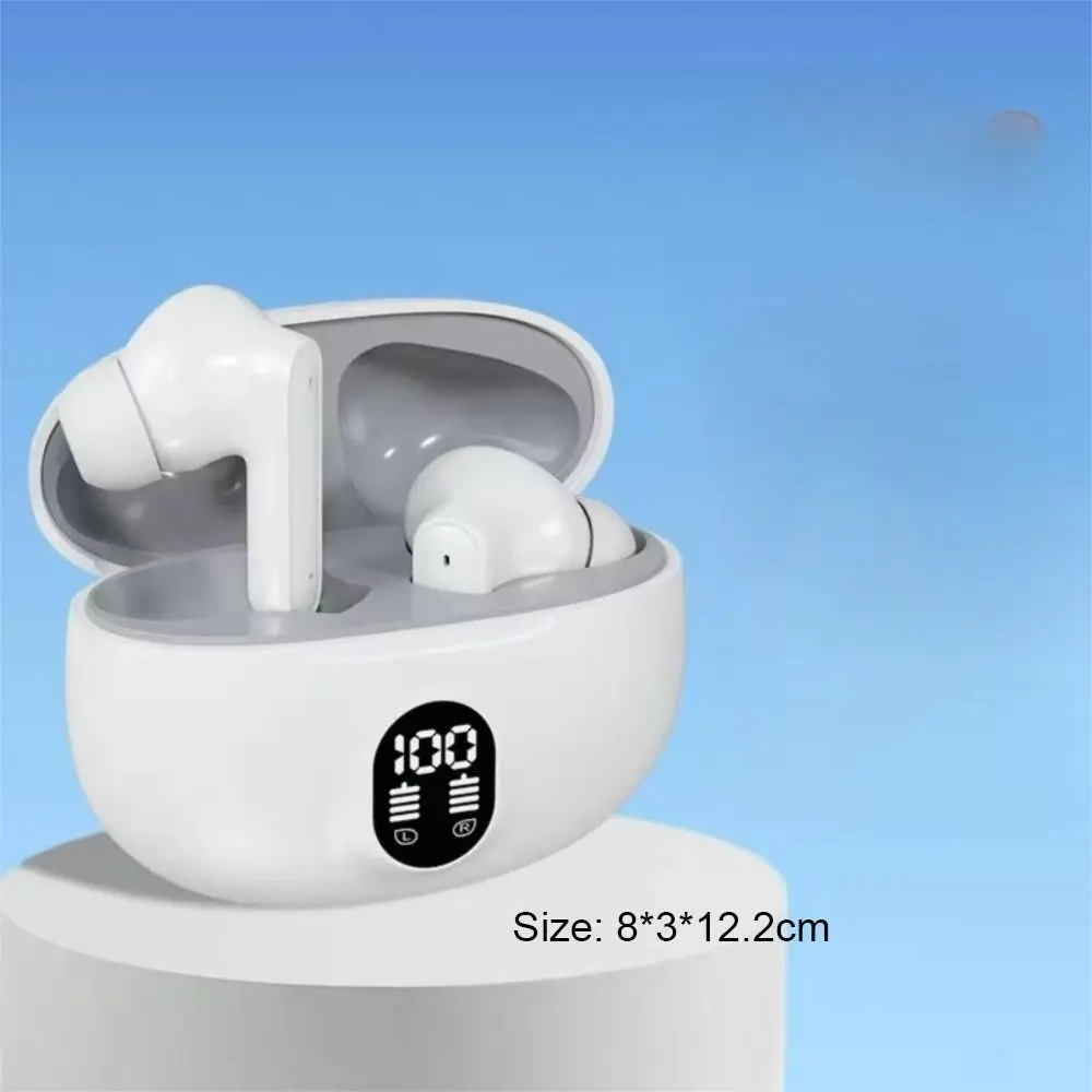 Auriculares inalámbricos Bluetooth con sonido estéreo, cascos deportivos con pantalla LED de potencia, pantalla Digital, resistentes al agua