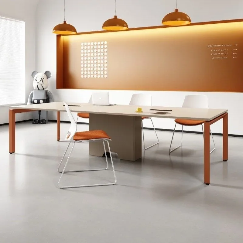 Light luxury modern desk, training small negotiation desk