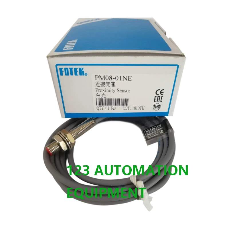 Authentic New FOTEK PM08-01N 01NBS-E 01NE 01NS-E 01PE 02N 02NB-E 02NBS-E 02NE 02NS-E 02PB-E 02PE 02PS-E Proximity Switch Sensor