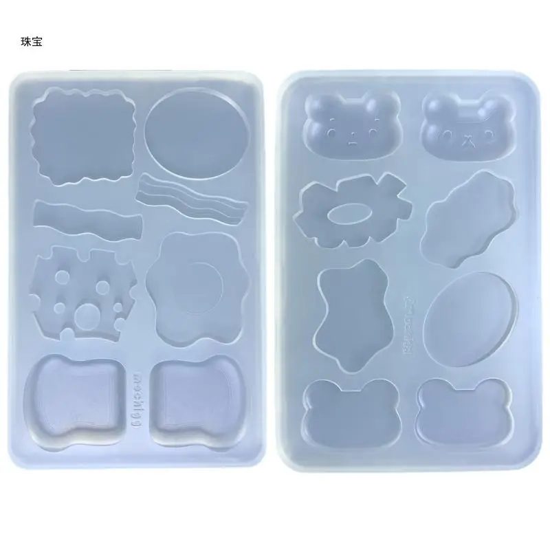 

X5QE Hamburger Silicone Mold Practical Toast Burger Making Molds for Culinary Lover