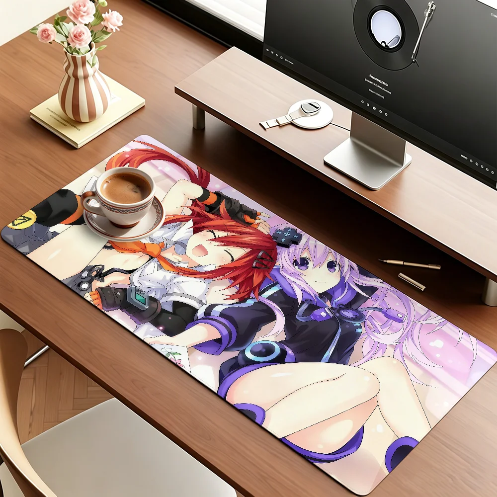 Game H-Hyperdimension N-Neptunia Mouse Pad Anti Slip Rubber Edge Locked Thickened Laptop Gaming Desk Mat view 6