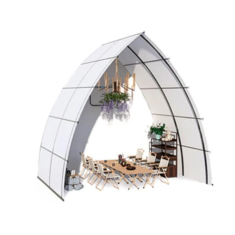 Small Shell Hotel Tent Outdoor Light Luxury Scenic Spot Viewing Tent Resort Dinner Barbecue Camp Tent