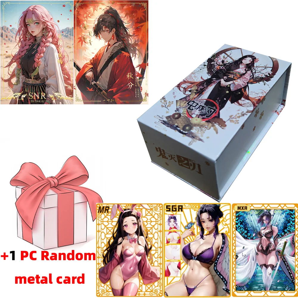 

Newest Demon Slayer Wedding Collection Card Nezuko Tanjirou Kimetsu No Yaiba Japanese Anime Booster Box CCG TCG Hobby Gift