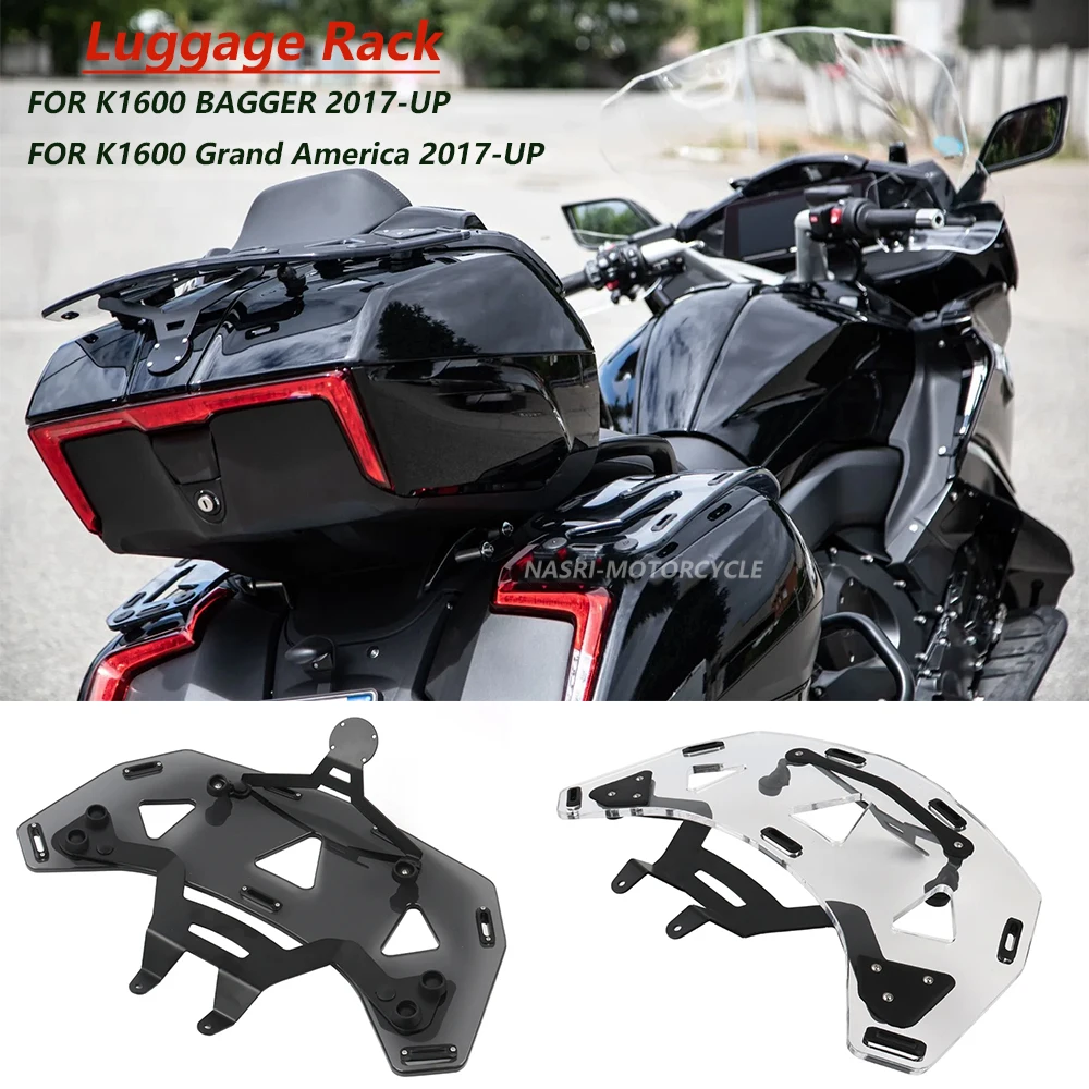 

Для BMW K1600GA K1600 GRAND AMERICA 2017-2024 2023 2022, аксессуары для мотоциклов, верхний чехол, багажник, задняя багажник, поддержка крыши