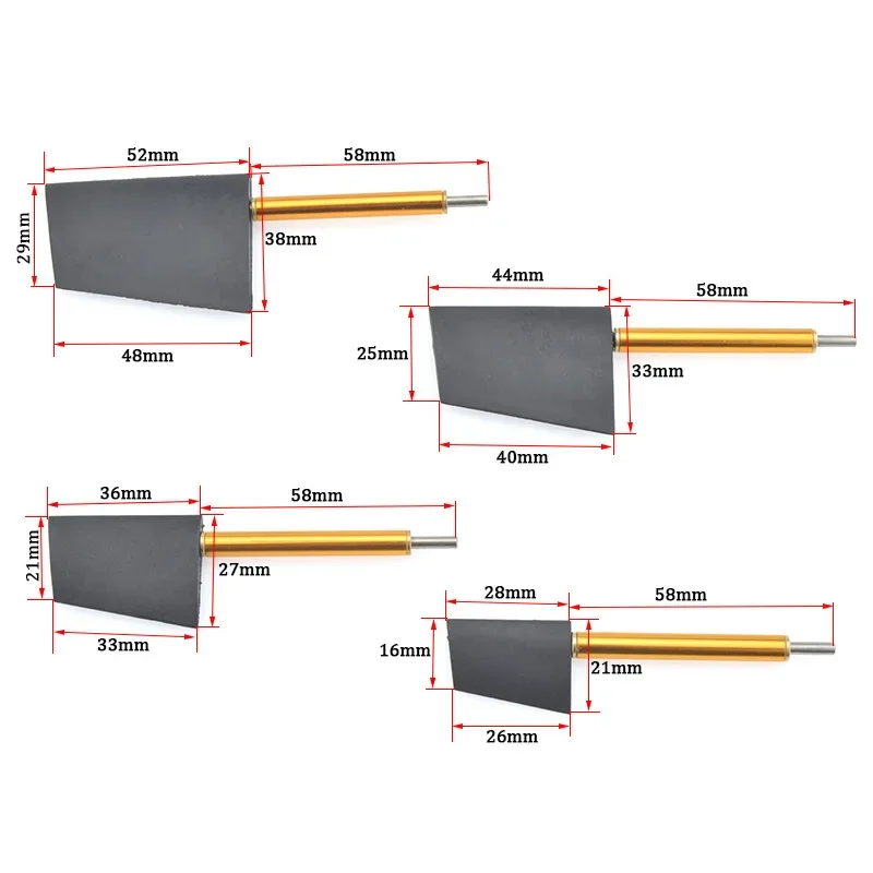 Good Quality Nylon Steering Rudder Plastic Rudder for RC Boat Height 28mm/36mm/44mm/52mm 90 Degrees Or 180 Degrees Or Single arm