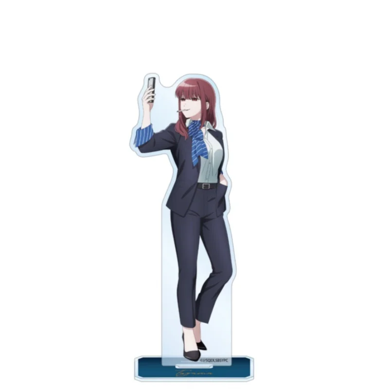Desk Decor Smoking Behind the Supermarket with You New Anime 15CM Gotou/Gorilla/Nishizono Acrylic Stand Model Plate Keychain