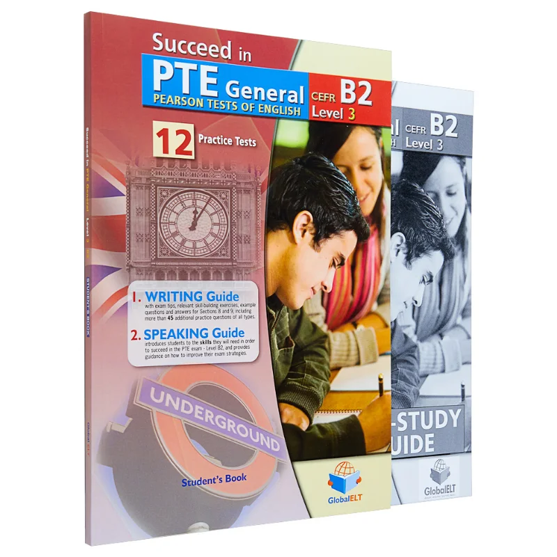 

PTE General Level 3 B2 12, практические тестирование, издание для самостоятельного обучения, Эндрю Бетси Лоуренс Мама Global ELT 9781904663751, книга